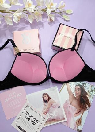 Супер пуш ап victoria's secret pink super push up bra в мереживі оригінал8 фото