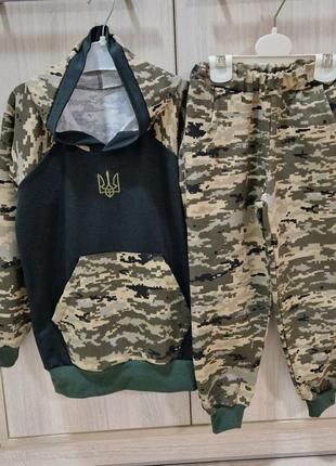 Спортивні костюми для хлопчиків, комуфляжні "піксель"