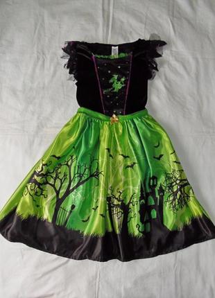 Карнавальное платье ведьмы,феи.волшебницы на хеллоуин на 9-10 лет