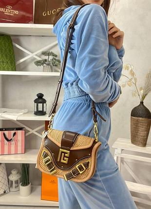 Сумка  balmain шкіра люкс