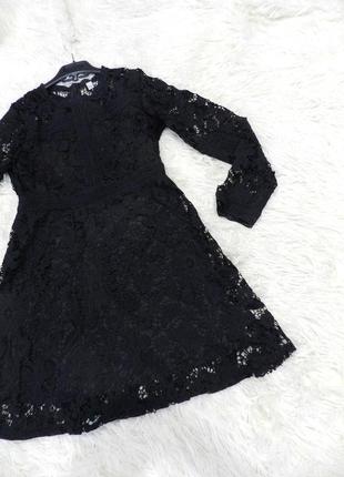 ✅ сукня гіпюр проранче мереживне рукав4 фото