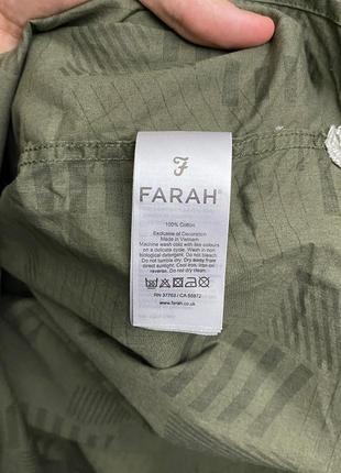 Зеленая рубашка от бренда farah6 фото