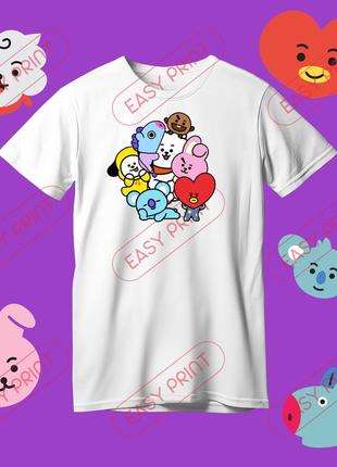 Футболка bts bangtan boys bt21 бтс бт21