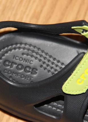 Дитячі босоніжки crocs swiftwater river sandal сандалі крокс c12 - j32 фото