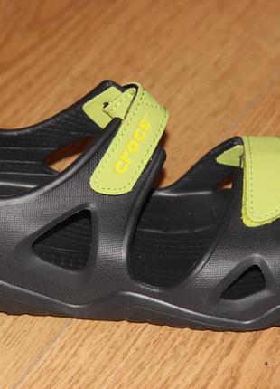 Дитячі босоніжки crocs swiftwater river sandal сандалі крокс c12 - j35 фото