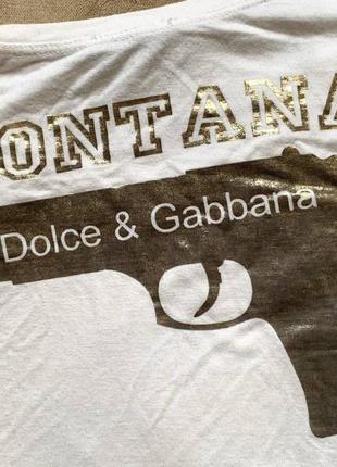 Dolce&amp;gabbana golden tony montana miami cocaine business vintage tee8 фото