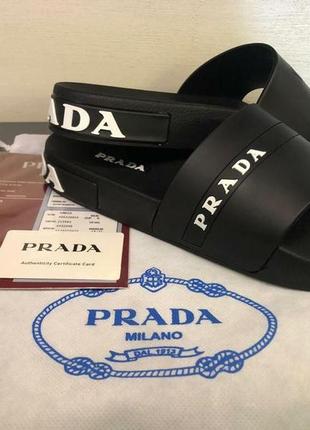 Чоловічі сланці тапки prada lux slpr003