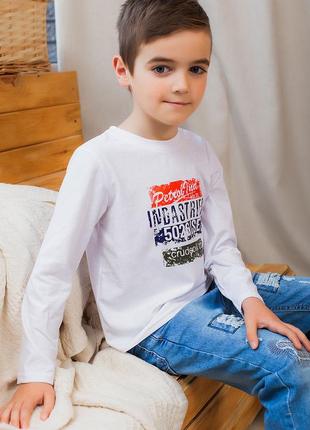 Стильная хлопковая детская кофта с длинным рукавом2 фото