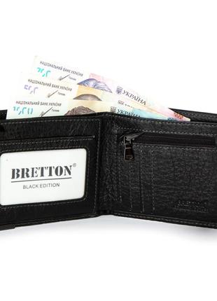 Кошелек be мужской кожа bretton 208v-l1 black3 фото