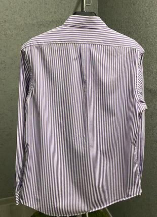 Полосатая рубашка от бренда polo ralph lauren4 фото
