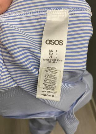 Полосатая рубашка от бренда asos6 фото