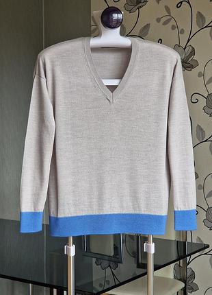 Светр джемпер пуловер marks &amp; spencer (100% merino wool)
