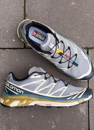 Кросівки salomon s lab xt-6 dover silver beige7 фото