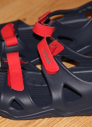Детские босоножки crocs swiftwater river sandal сандалии крокс c12 - j3