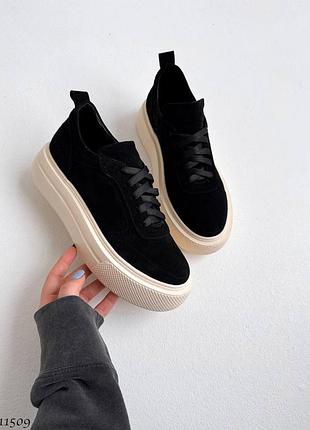 Кеды женские натуральная замша