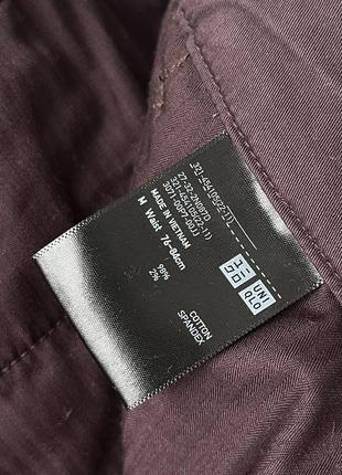 Uniqlo chino shorts шорты чинос оригинал японя классика стильные интересные оригинал фиолетовые красивые сливовые качественные5 фото
