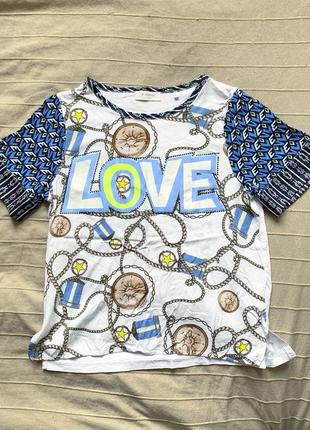 Rich&amp;royal lyocell love marine tee