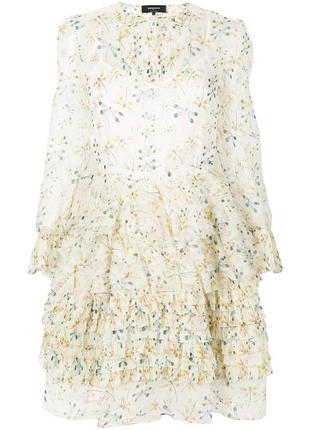 Сукня жіноча rochas dragonfly print frill skirt dress