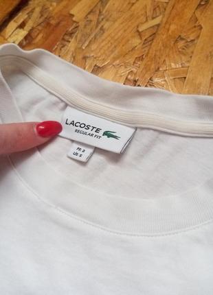 Коттоновая футболка lacoste4 фото