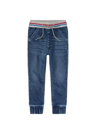 Дитячі джинсові штани джоггери lupilu на хлопчика 74070