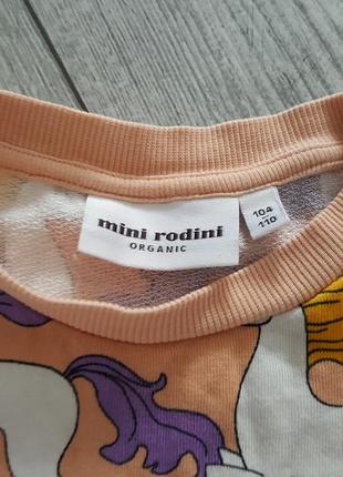 Платье для девочки mini rodini принт единорожки5 фото