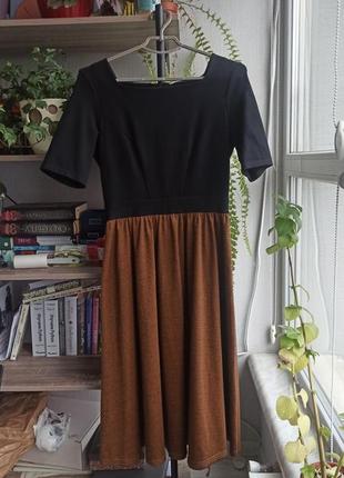 Платье миди женское, 36 размер, сезон весна/осень1 фото