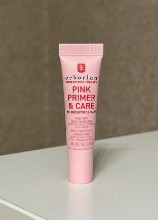 Erborian pink primer & care праймер для лица 5ml1 фото