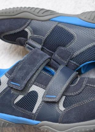 Замшевые туфли мокасины сникерсы кроссовки на липучках superfit р. 40 26,5 см7 фото
