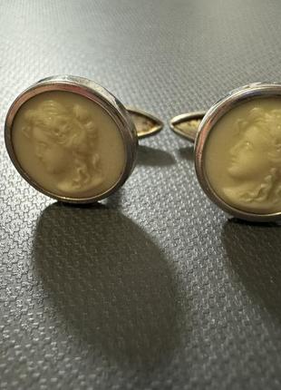 Запонки камея ссср