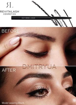 Гипоаллергенный карандаш лайнер для глаз revitalash defining liner eyeliner grey4 фото