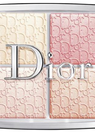 Палетка хайлайтеров диор dior backstage glow face palette 004