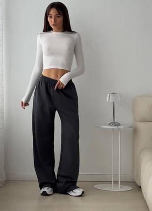 Топ 2024❤️ женские оверсайз брюки палаццо качественные широкие