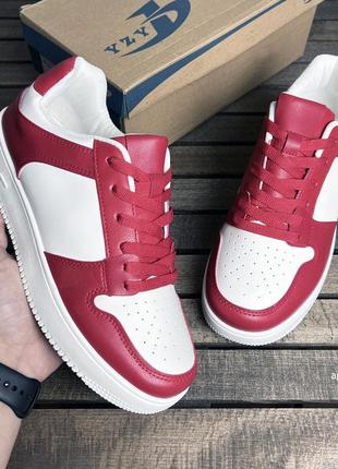 Чоловічі кросівки force red white / 40,42,43,44 / кроссовки мужские