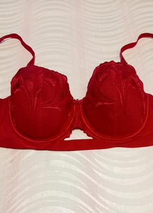 🌷🌷🌷 неймовірно шикарний стильний червоний бюстгальтер корсет з красивими елементами