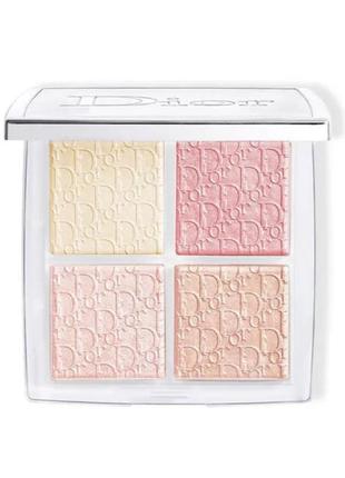 Палетка хайлайтеров диор dior backstage glow face palette 004