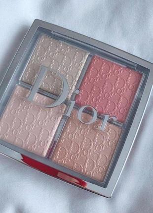 Палетка хайлайтеров диор dior backstage glow face palette 0041 фото