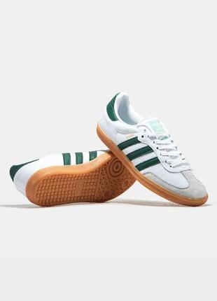 Легкі спортивні чоловічі кеди adidas  samba / адідас самба кросівки / чоловіче демісезонне взуття на весну, літо, осінь1 фото