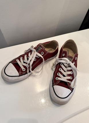 Converse размер 37 вишня1 фото