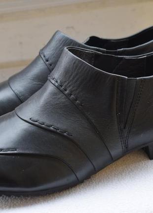 Кожаные туфли мокасины полуботинки слипоны ботильоны josef seibel р. 43 27,5 см1 фото