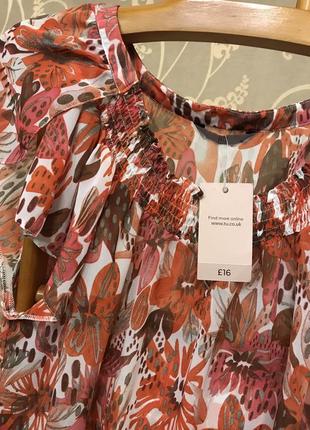 Очень красивая и стильная брендовая блузка в цветах 21.4 фото