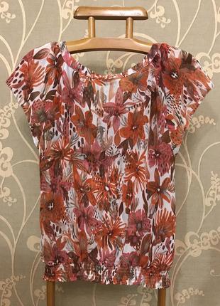 Очень красивая и стильная брендовая блузка в цветах 21.2 фото