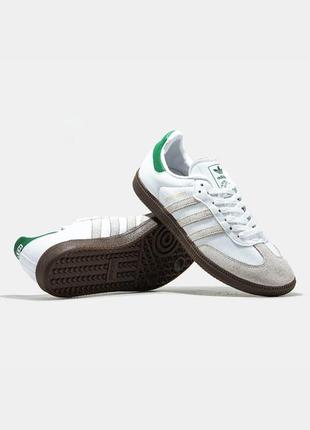 Легкие спортивные мужские кеды adidas samba vegan / адидас самба кроссовки / мужская демисезонная обувь на весну, лето, осень