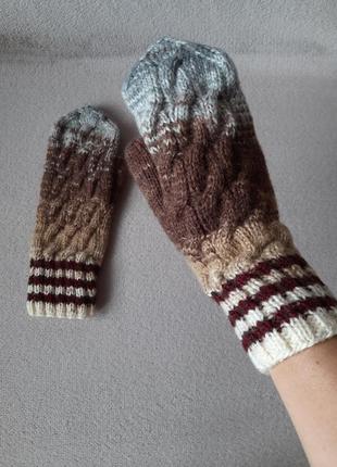 Теплі нові рукавички1 фото