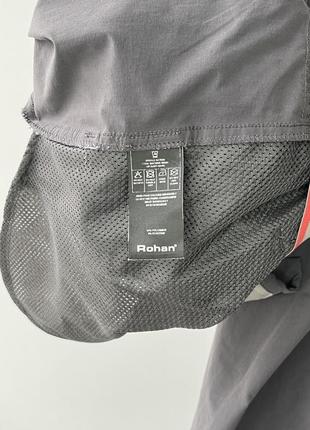 Rohan england outdoor pants штаны брюки спорт поход горы туристические повседневные британия оригинал серые широкие легкие качественные практичные8 фото