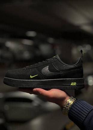 Nike air force black green
