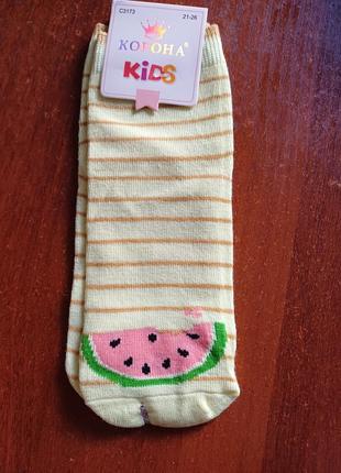 Носки носки носочки весна деми демисезон фрукты