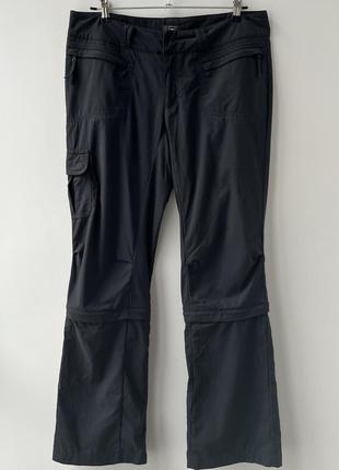 Rei cargo outdoor pants штаны брюки спорт поход горы туристические повседневные трансформеры оригинал черные широкие легкие качественные практичные2 фото