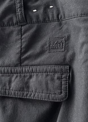 Rei cargo outdoor pants штани брюки спорт похід гори туристичні повсякденні трансформери оригінал чорні широкі легкі хороші якісні практичні