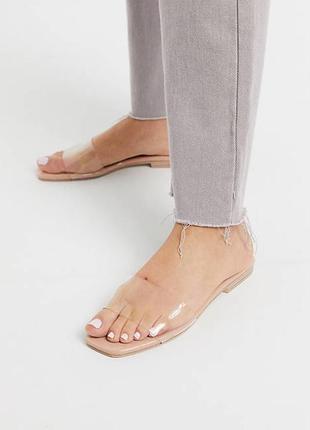 Прозорі шльопанці сандалі simmi