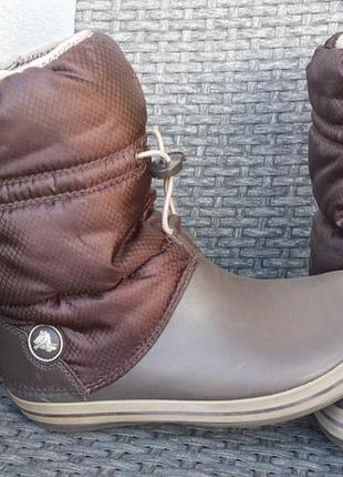 Сапоги crocband crocs kids winter puff boot w6 р. 36